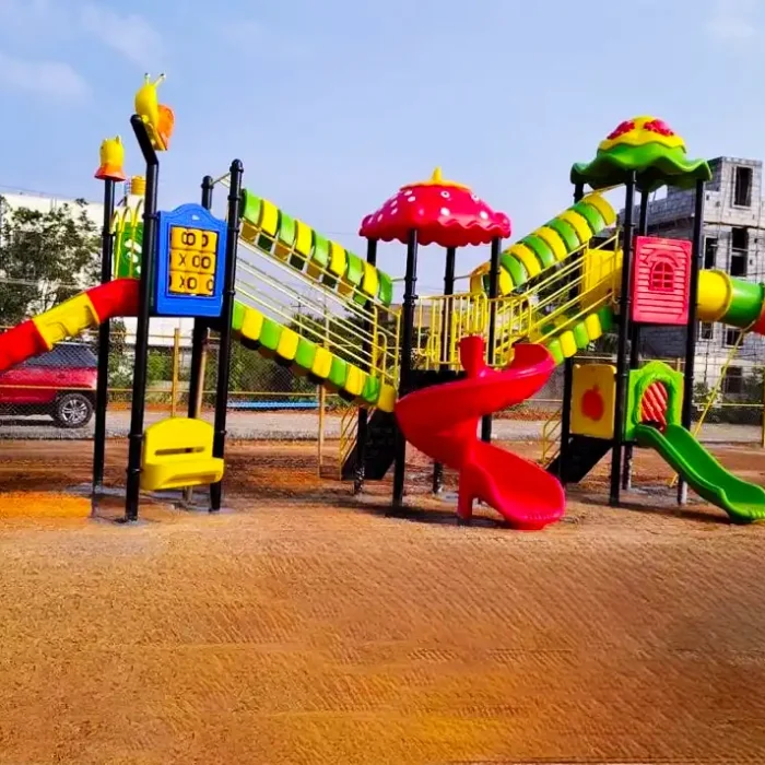 School Playground Installation &mdash; Quality Fiber, Karnataka